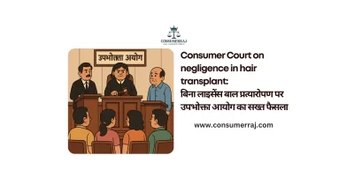 Consumer Court on negligence in hair transplant